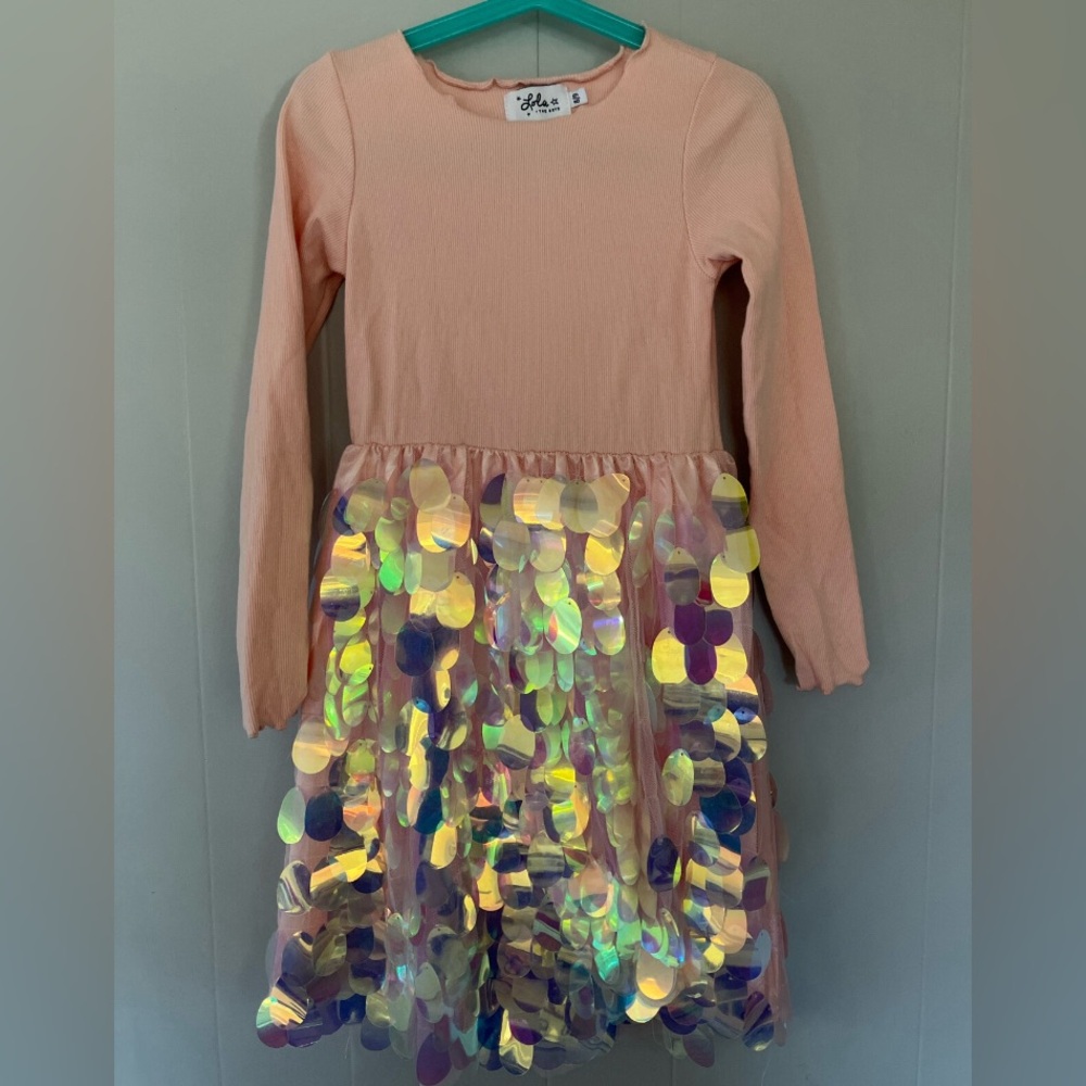 Lola + The Boys Pink Sequin Dress